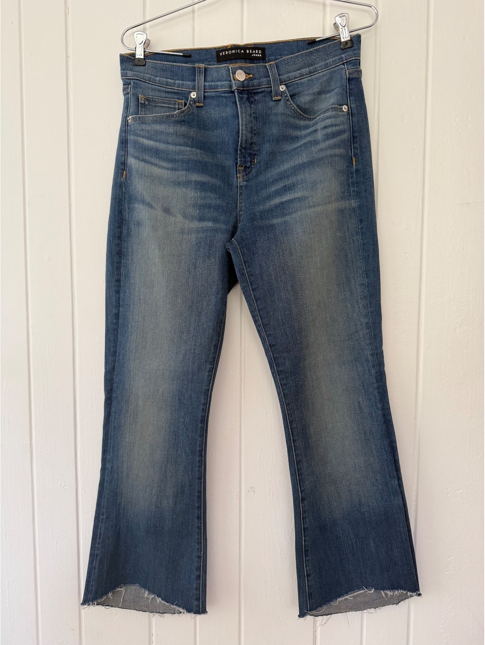 Veronica Beard Gemma Skinny Flare Mid Rise Jeans Size 29/8